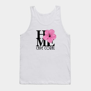 HOME Cape Coral Pink Hibiscus Tank Top